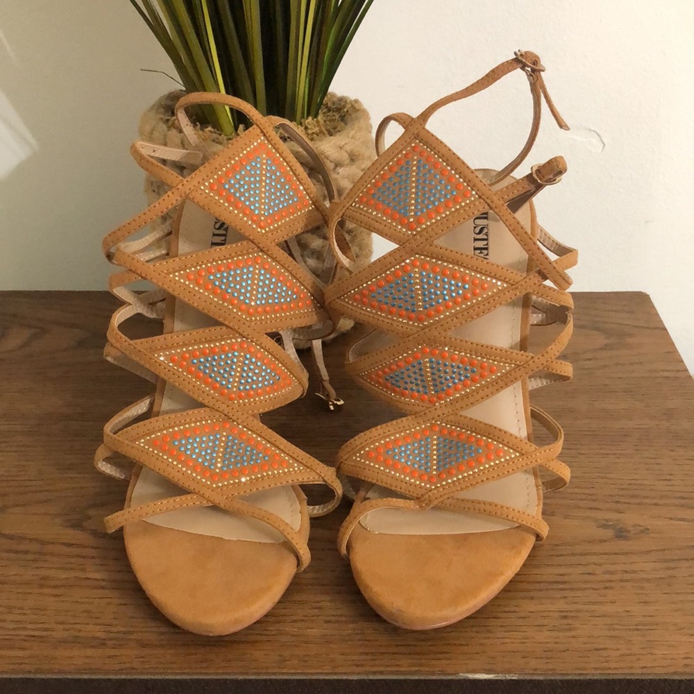 Just Fab straps sandals
